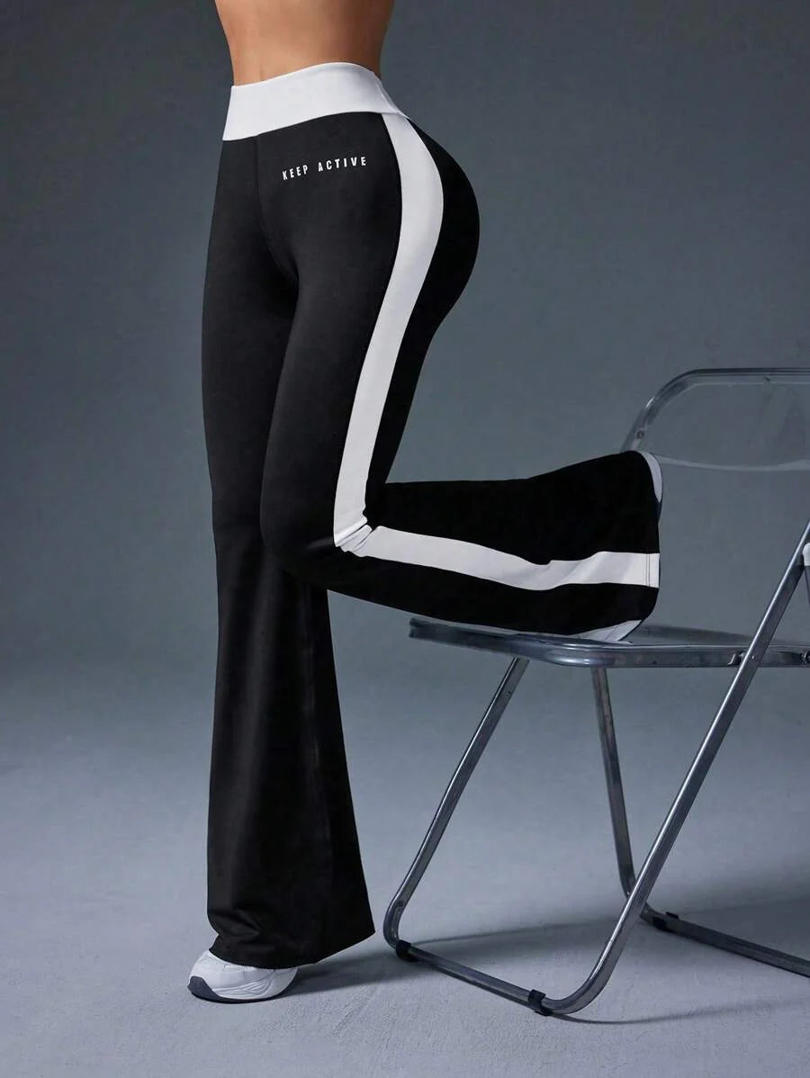 Adelina-Pantalones deportivos con cintura elástica