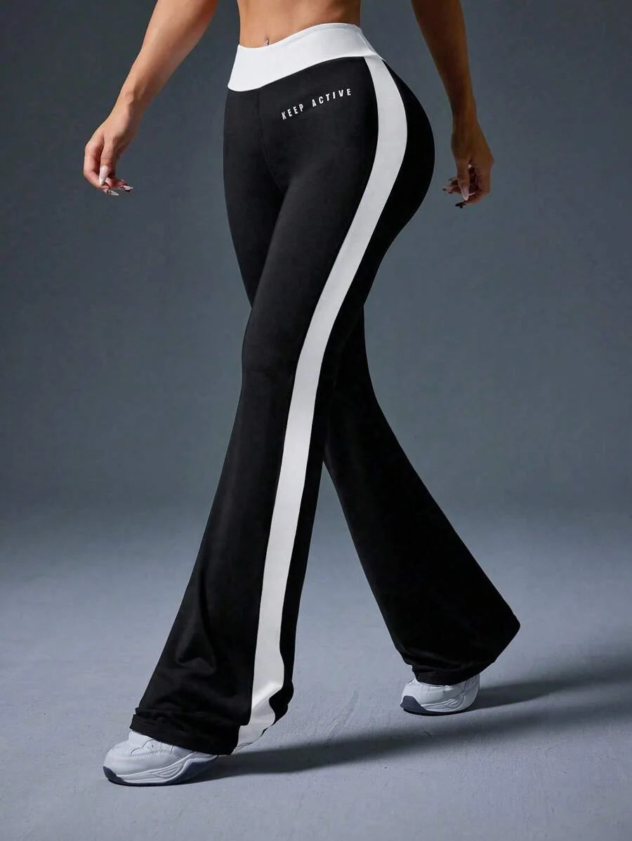 Adelina-Pantalones deportivos con cintura elástica