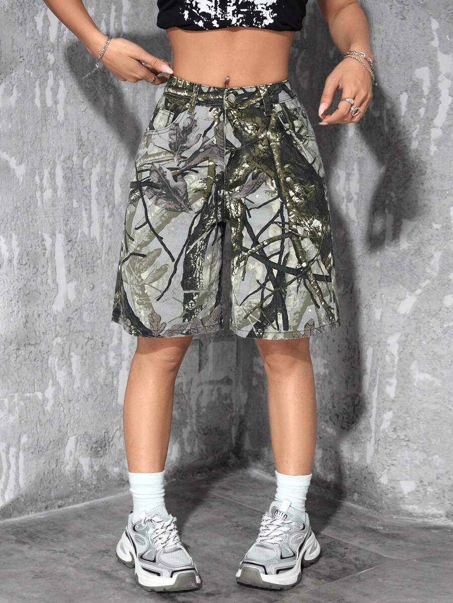 Celeste-Shorts de mezclilla simples casuales de unicolor para el verano