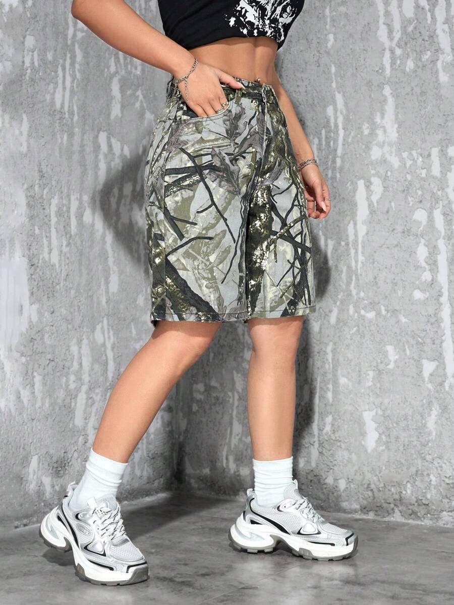 Celeste-Shorts de mezclilla simples casuales de unicolor para el verano