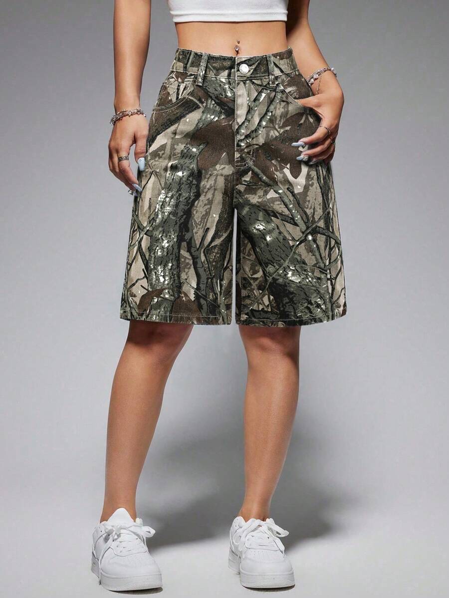 Celeste-Shorts de mezclilla simples casuales de unicolor para el verano