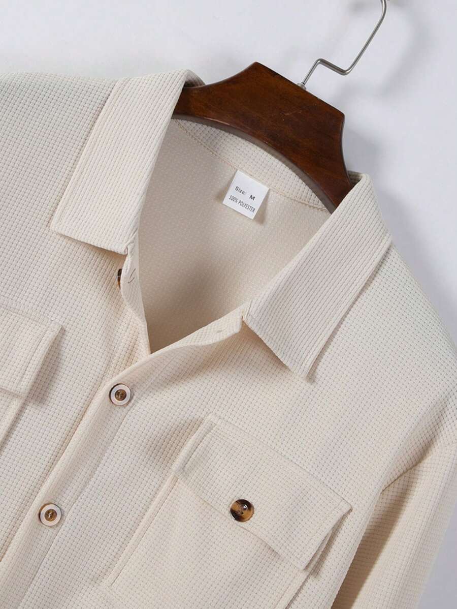 Juanma-Conjunto de camisa y  pantalones ligero para vacaciones