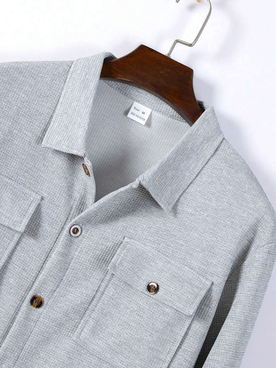 Juanma-Conjunto de camisa y  pantalones ligero para vacaciones