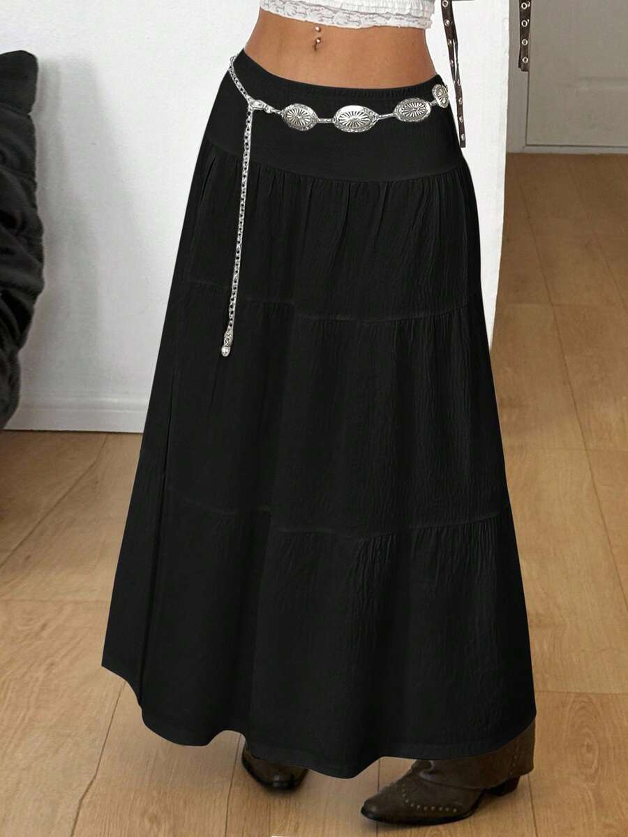 Irina-Falda con abertura y estampado,  de uso casual y versátil para el día a día