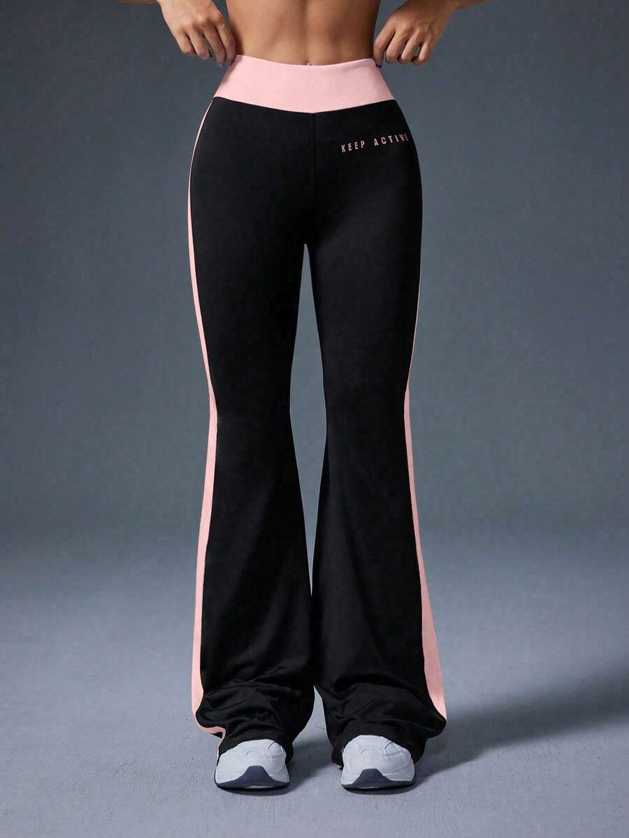 Adelina-Pantalones deportivos con cintura elástica