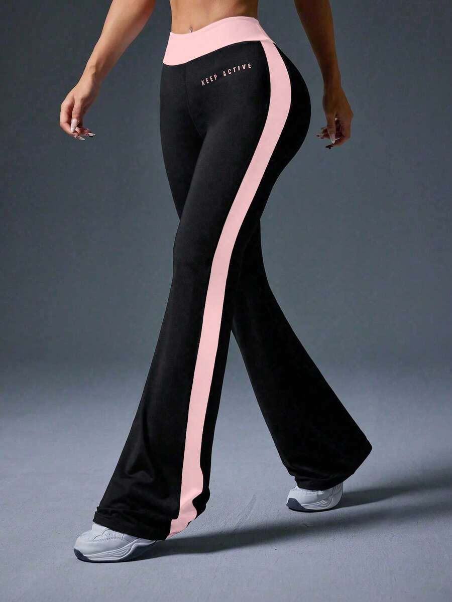 Adelina-Pantalones deportivos con cintura elástica