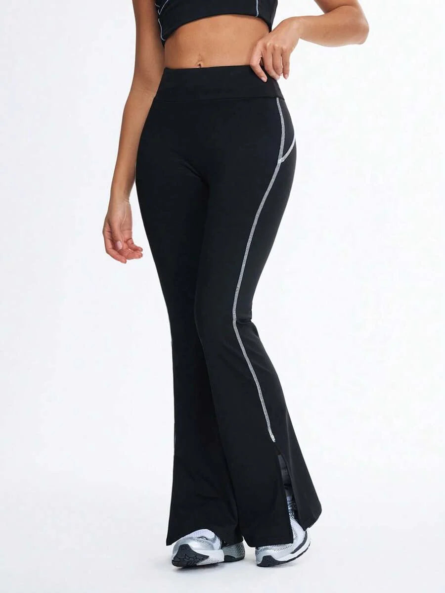 Adelina-Pantalones deportivos con cintura elástica