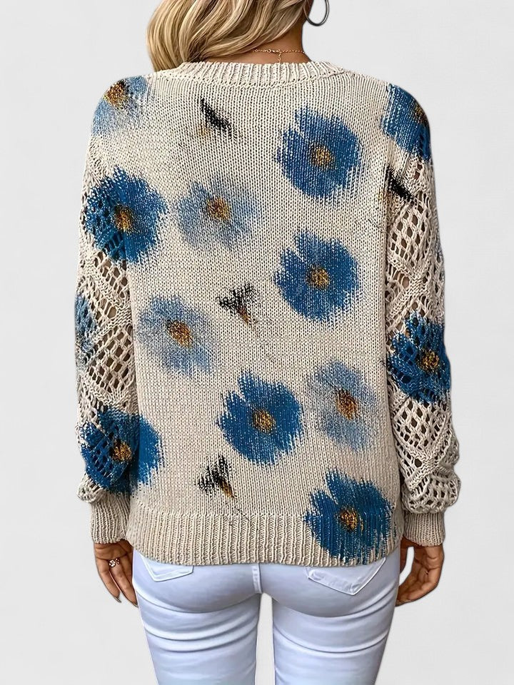 Ester-Jersey elegancia floral
