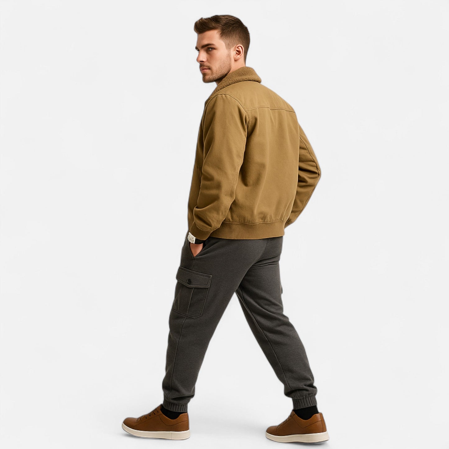 Hugo-Zapatillas clásicas de estilo business casual para hombre