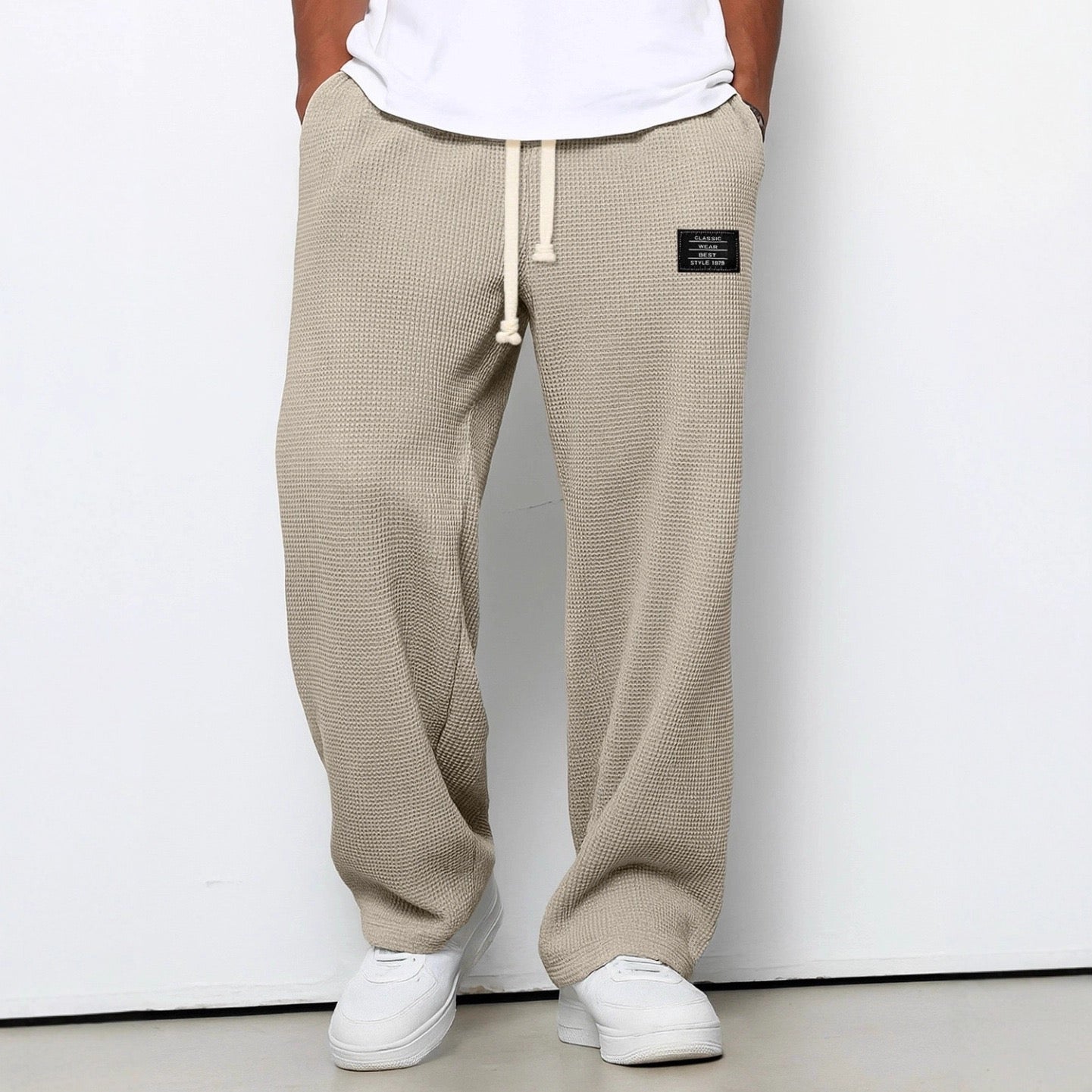 Alberto-Pantalones de ajuste cómodo