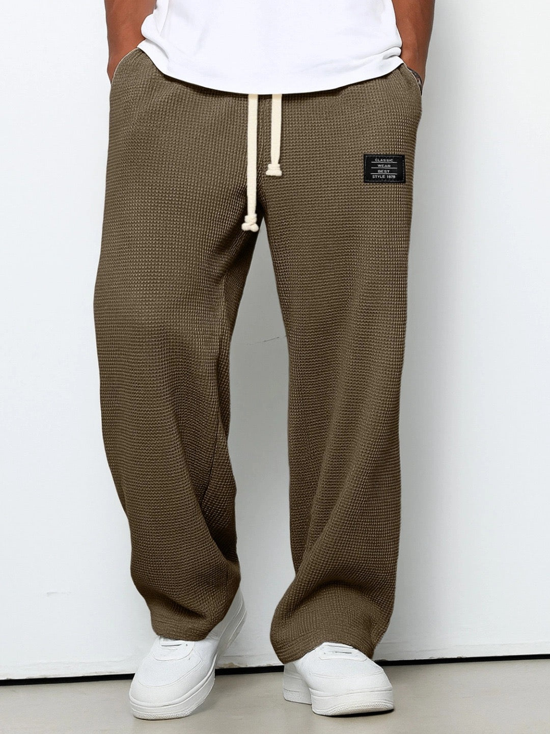 Alberto-Pantalones de ajuste cómodo