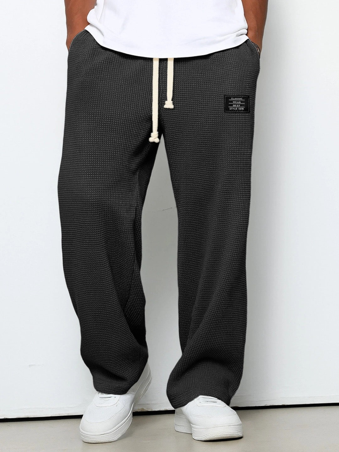 Alberto-Pantalones de ajuste cómodo