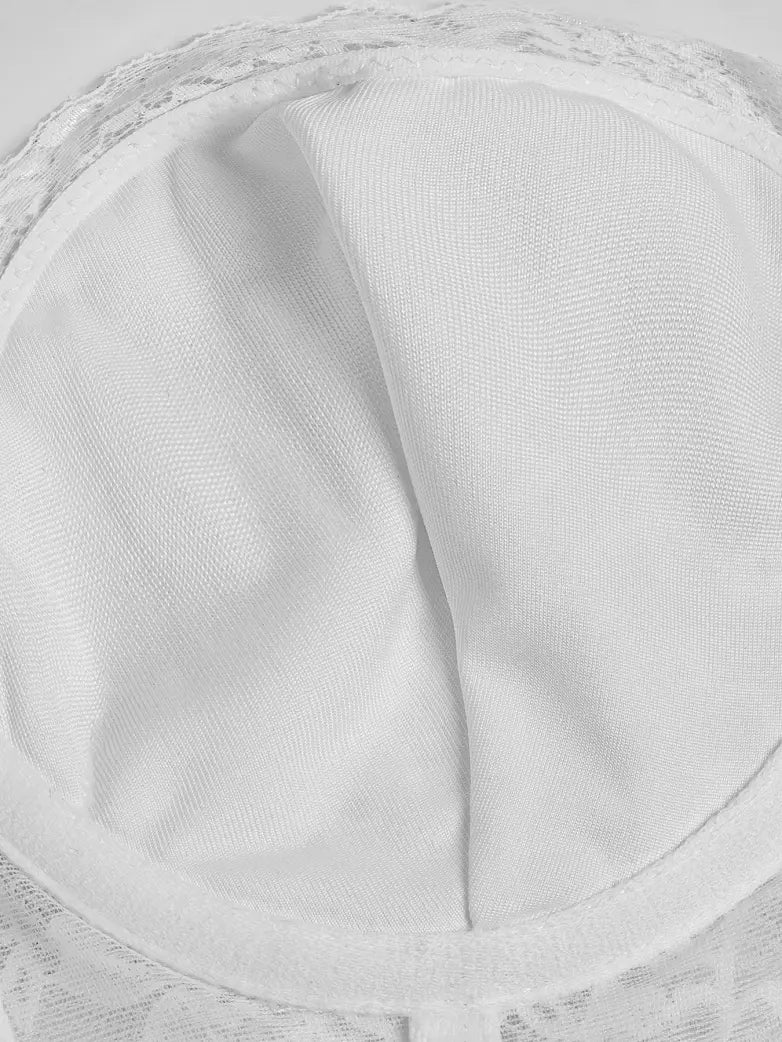 Julia-Camiseta moldeadora sexy con aros, transparente y con lentejuelas
